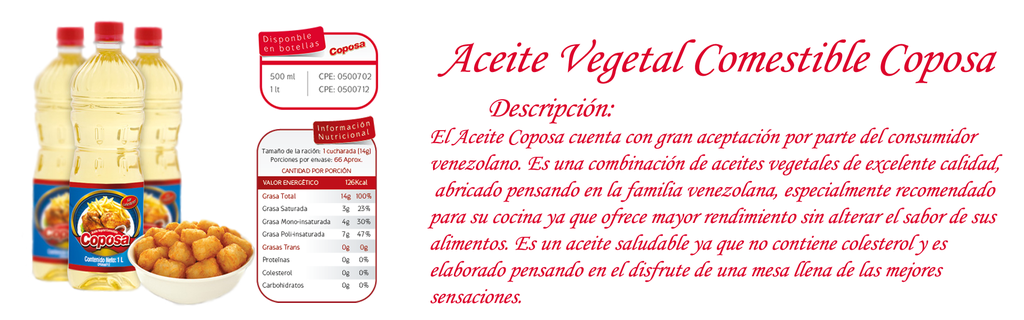 Aceite Coposa 500ml (E)