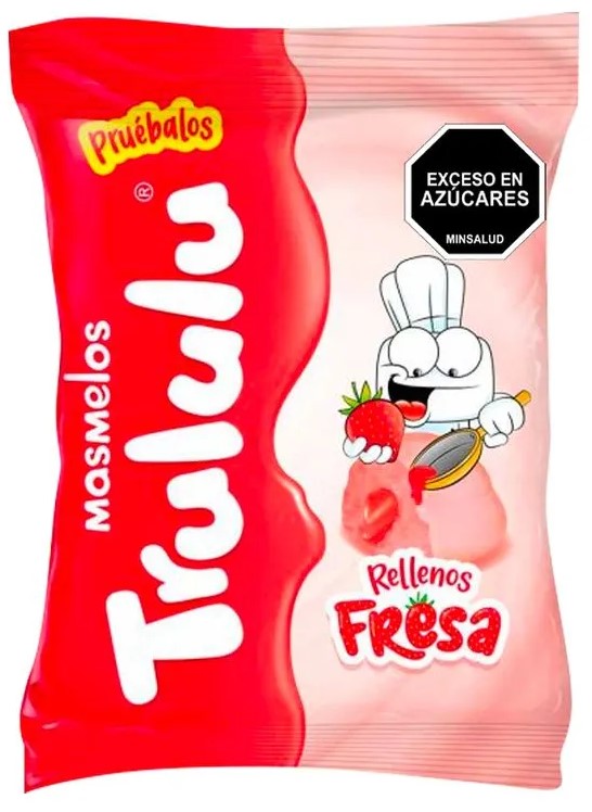 Trululu Masmelos Rellenos Fresa 50g
