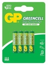 Baterias GreenCell AAA GP 4(und)