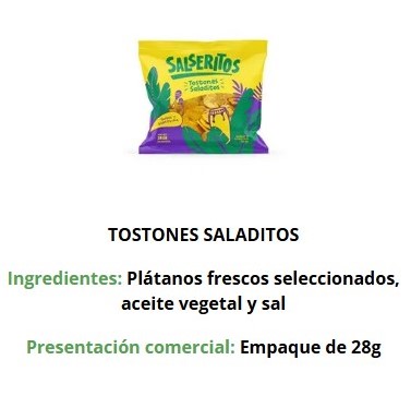 Tostones Salseritos 28g
