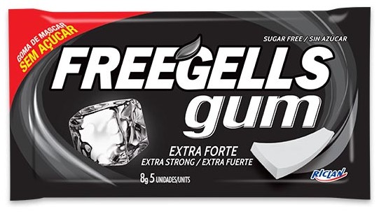 Chicle Freegells Extra Fuerte 8g