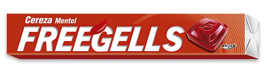 Caramelos Freegells Cherry 27.9g