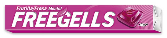 Caramelos Freegells Strawberry 27.9g