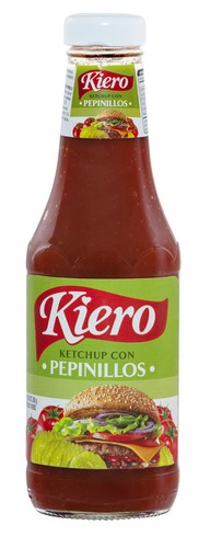 Salsa Ketchup Con Pepinillos Kiero 380g