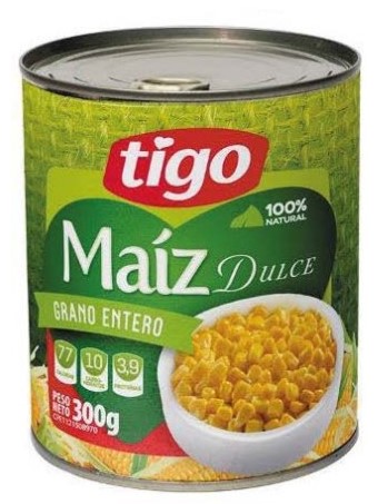 Maíz Dulce Tigo 300g 