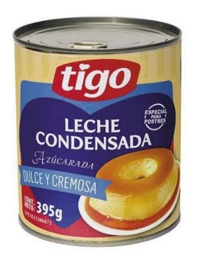 Leche Condensada Tigo Lata 395g (E)