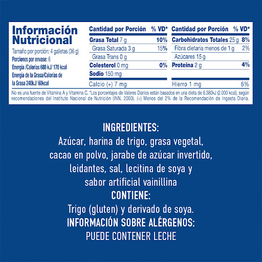Galletas Oreo Tipo Americano 192gr