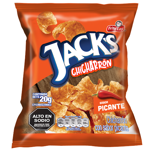 Jack's Chicharron Picante 20g