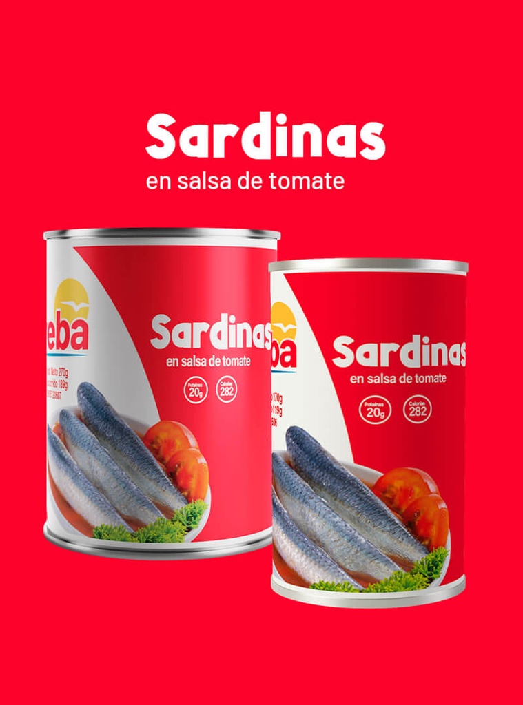 Sardinas En Salsa De Tomate Eveba 170g