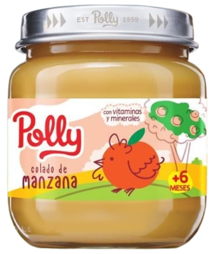 Compota Manzana Polly 113g