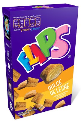 Flips Dulce De Leche 220g