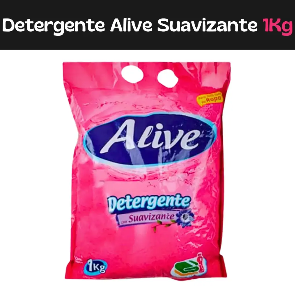 Detergente Suavizante Alive 1Kg