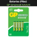 Baterias GreenCell AAA GP 4(und)