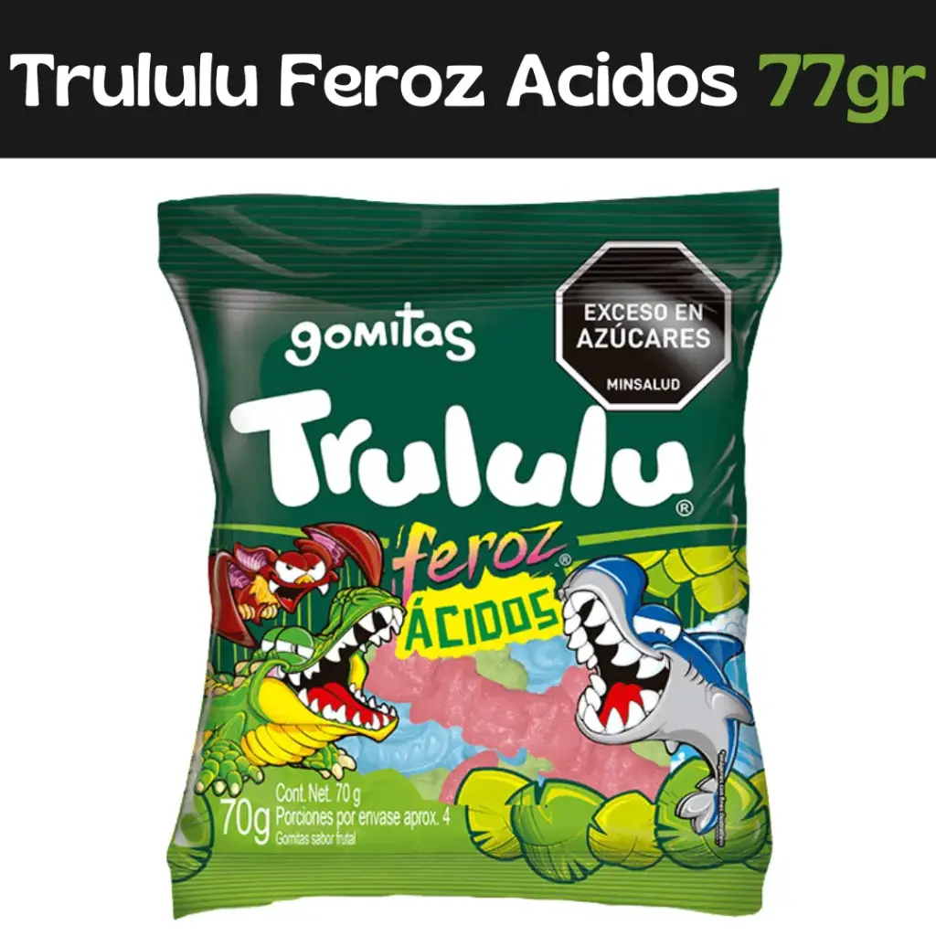 Trululu Feroz Acidos 77g