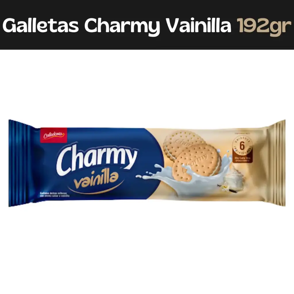 Galletas Charmy Vainilla 192gr