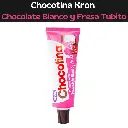 Chocotina Kron 30g Chocolate Blanco y Fresa 