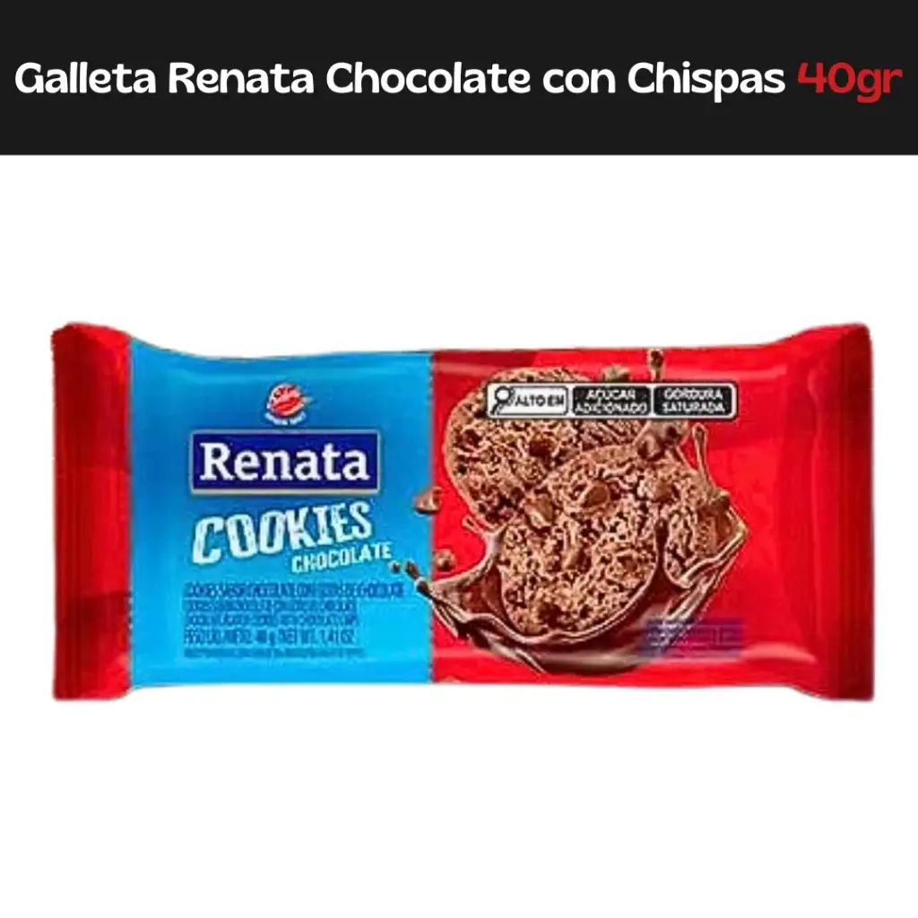 Galleta Renata Chocolate con Chispas 40g