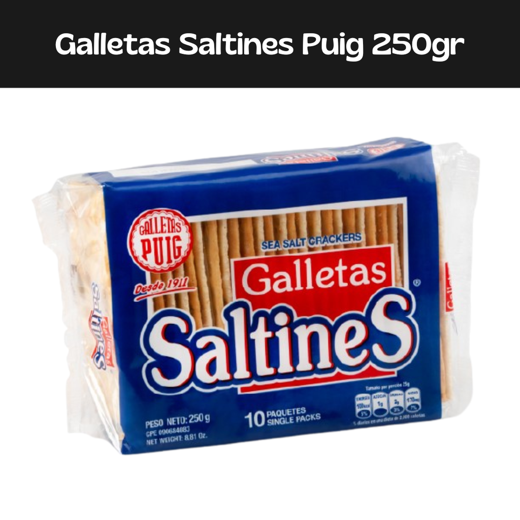 Galletas Soda Saltines Puig 250g