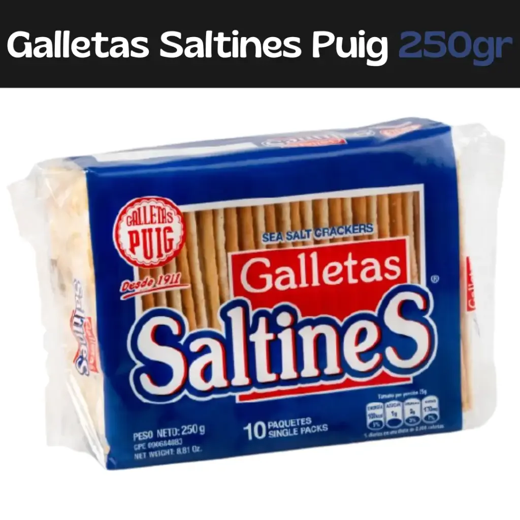 Galletas Soda Saltines Puig 250g