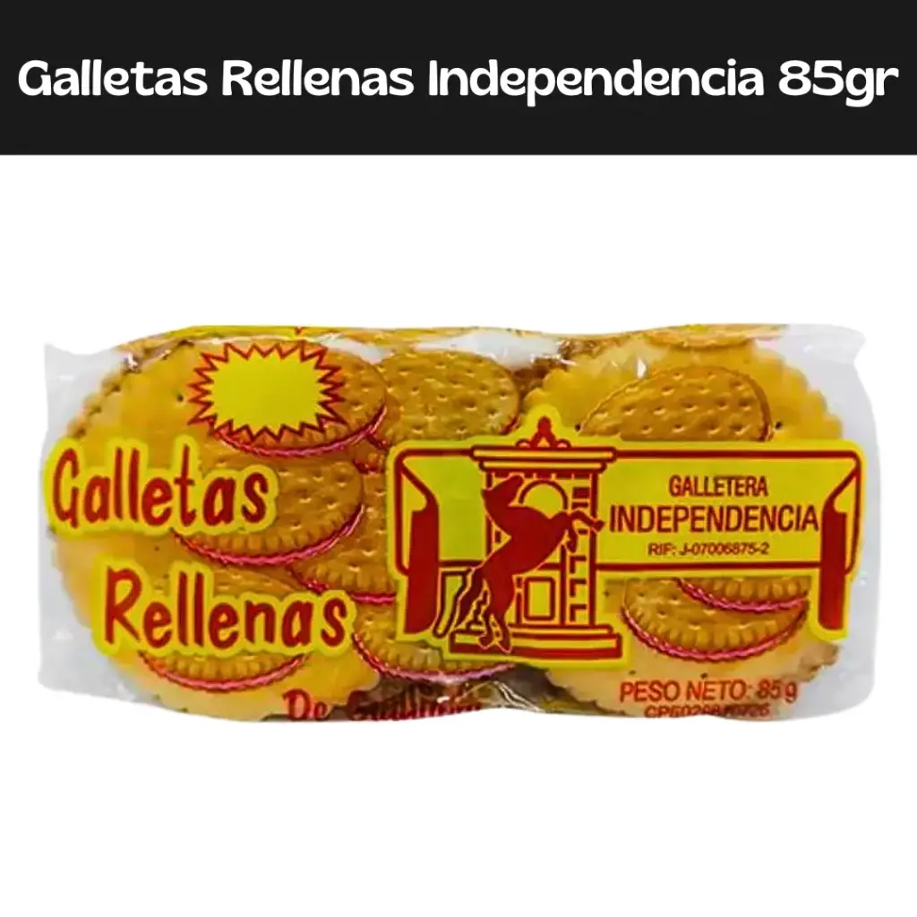Galletas Rellenas Independencia 85gr