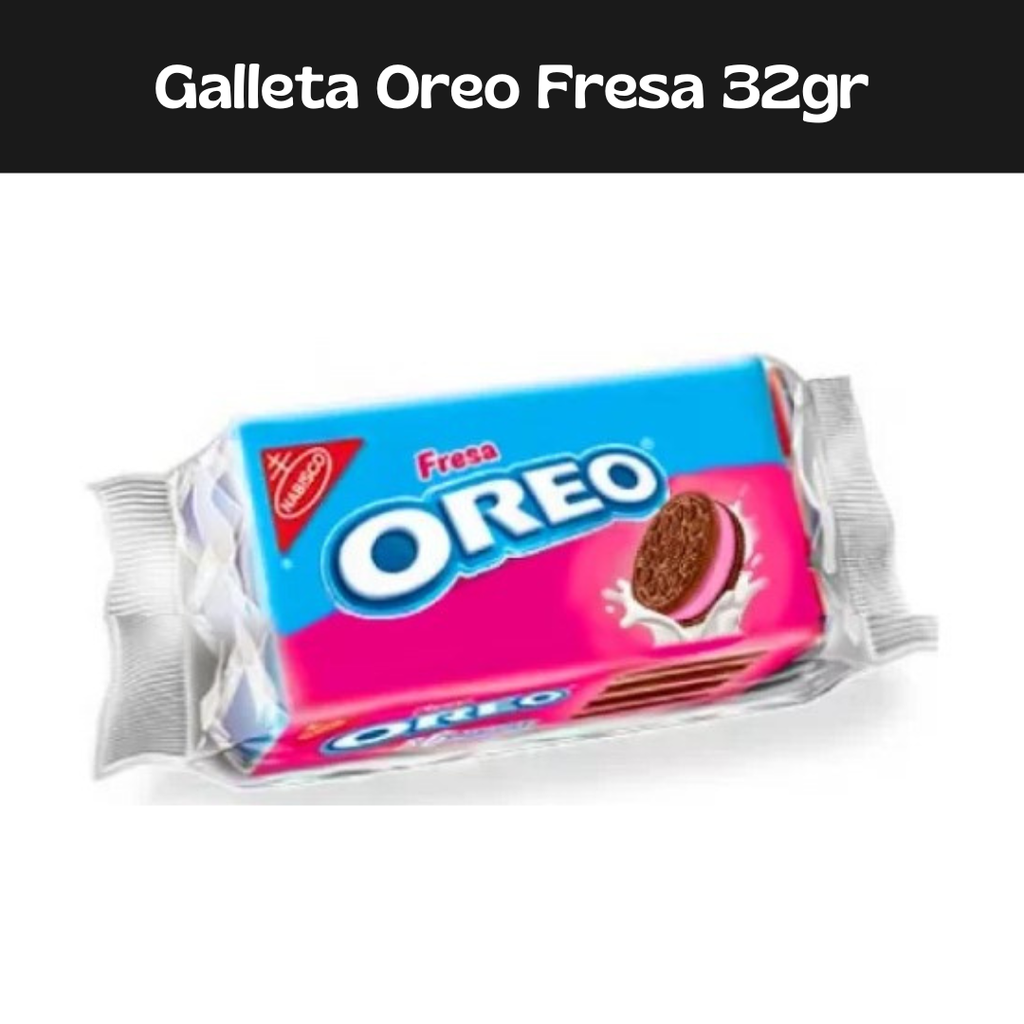 Galletas Oreo Fresa 32g