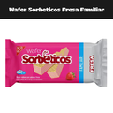 Wafer Sorbeticos Fresa Familiar 105g