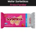 Wafer Sorbeticos Fresa Familiar 105g