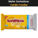 Wafer Sorbeticos Vainilla Familiar 105g