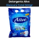 Detergente Blancura Total Alive 500gr