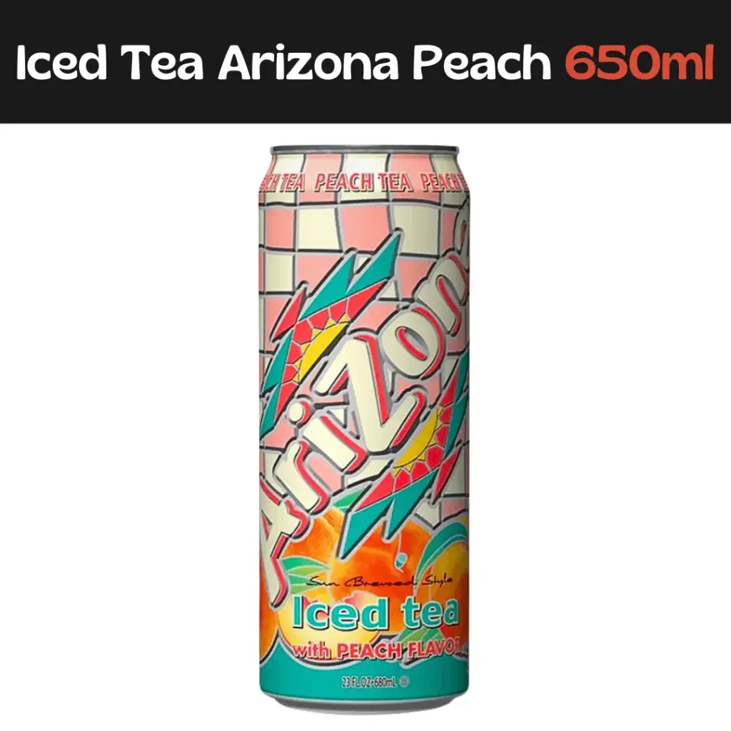Iced Tea Peach Flavor Arizona 650ml