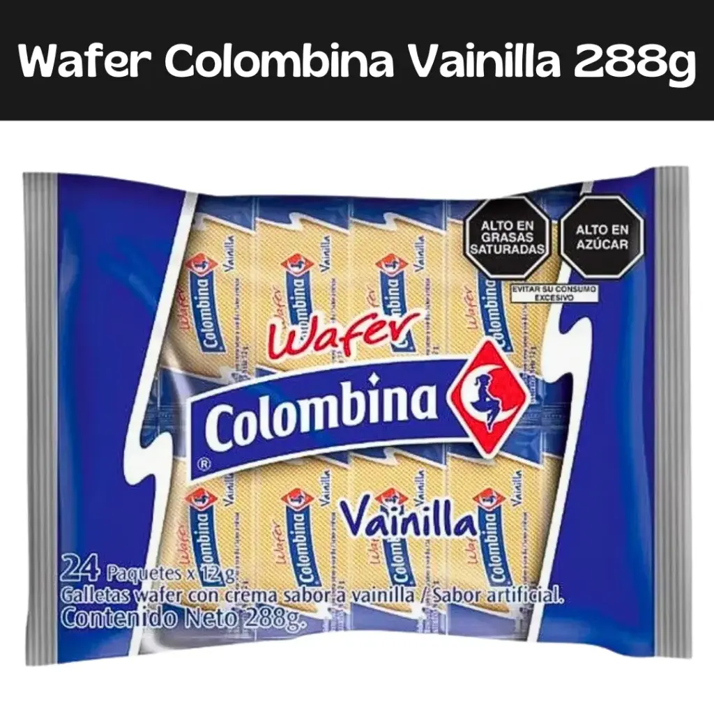 Wafer Vainilla Colombina 288g