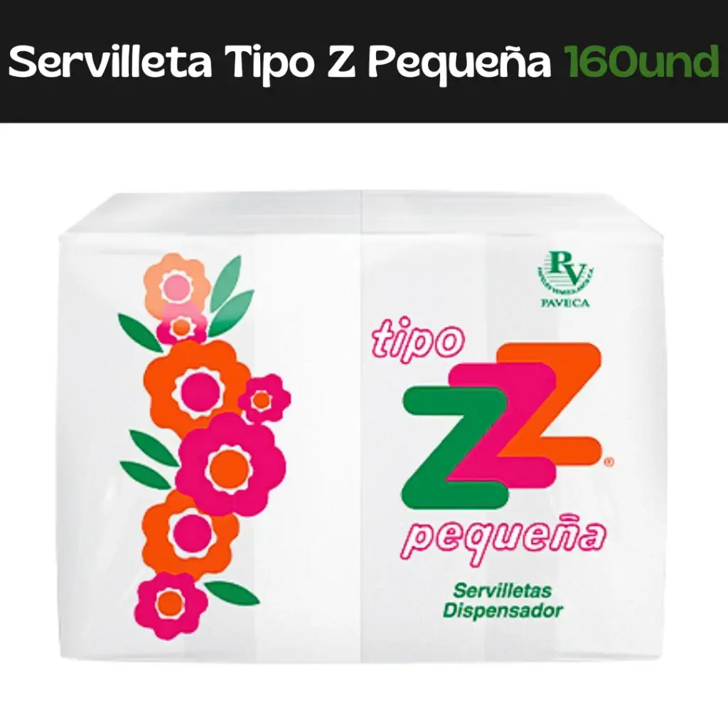 Servilletas Tipo Z Pequeña 160und 