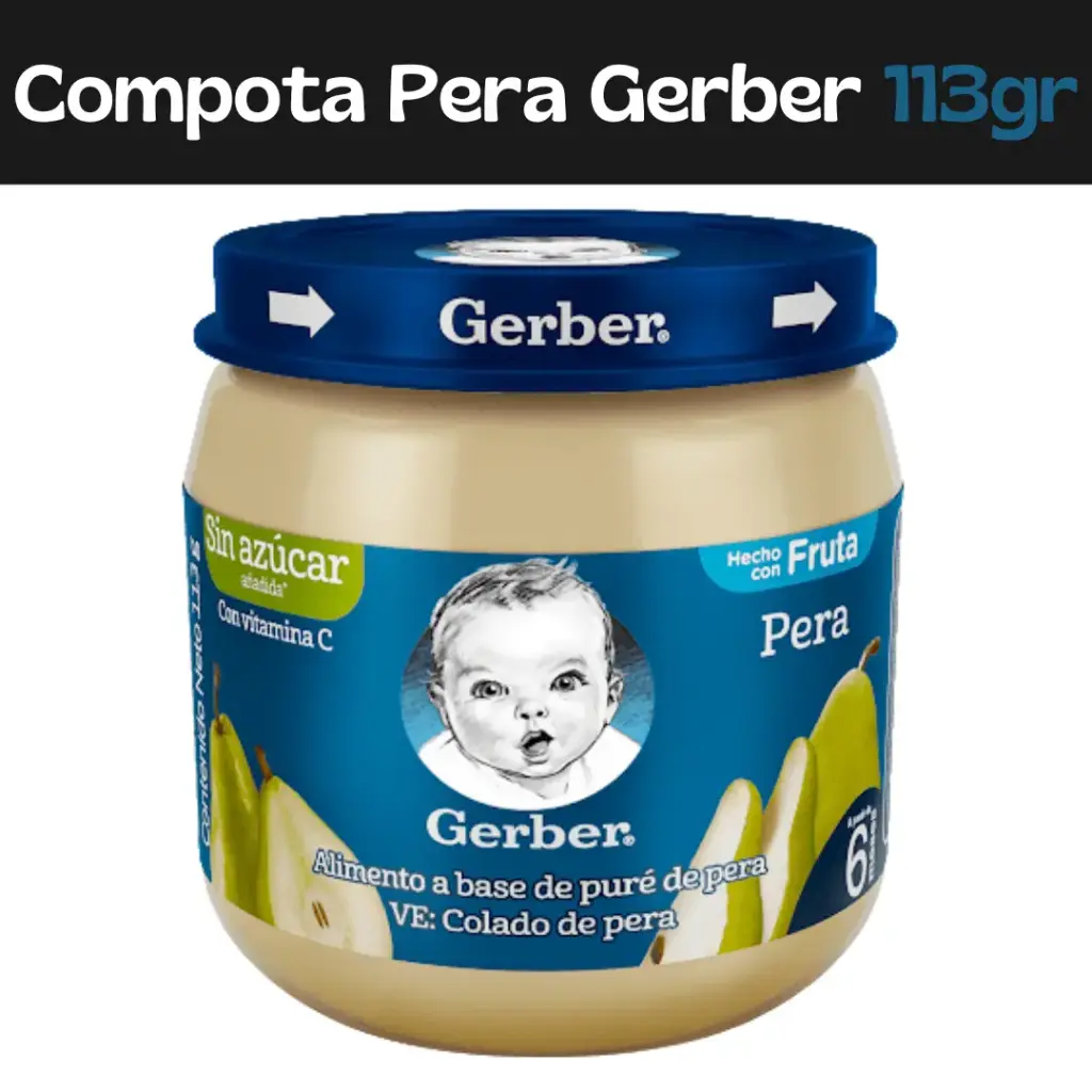 Compota Pera Gerber 113g