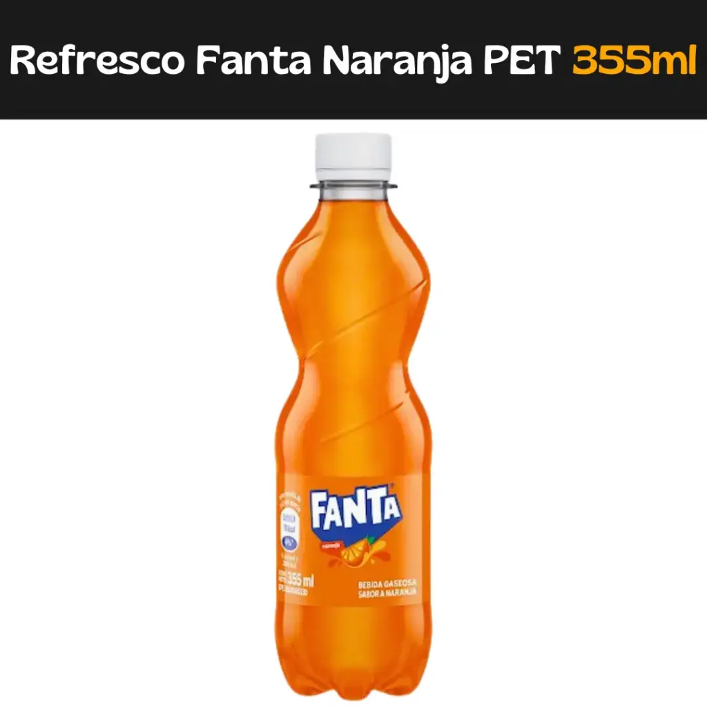 Refresco Fanta Naranja PET 355ml