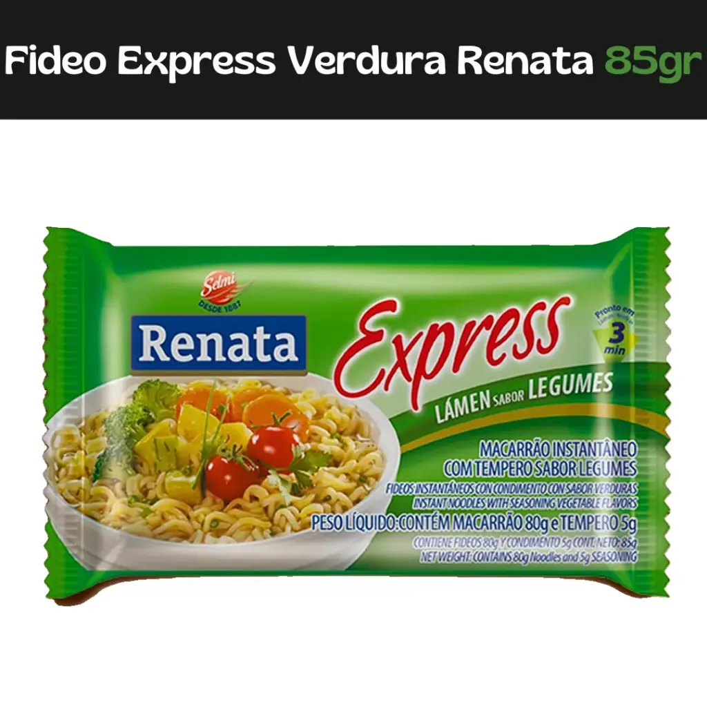 Fideo Express Verduras Renata 85g