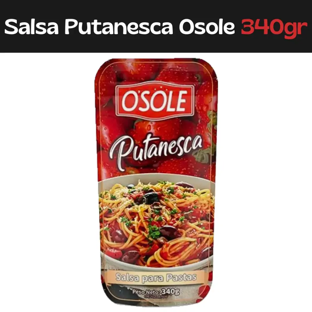 Salsa Para Pasta Putanesca Osole 340g