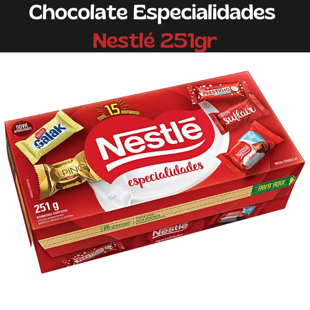 Chocolates Especialidades Nestlé 251gr