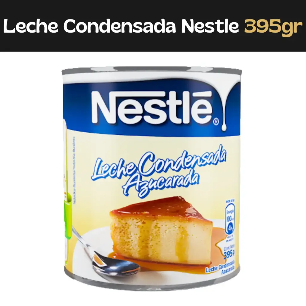 Leche Condensada Azucarada Nestle 395g (E)