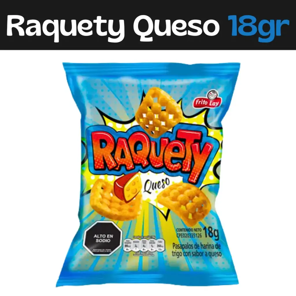 Raquety Queso 18g