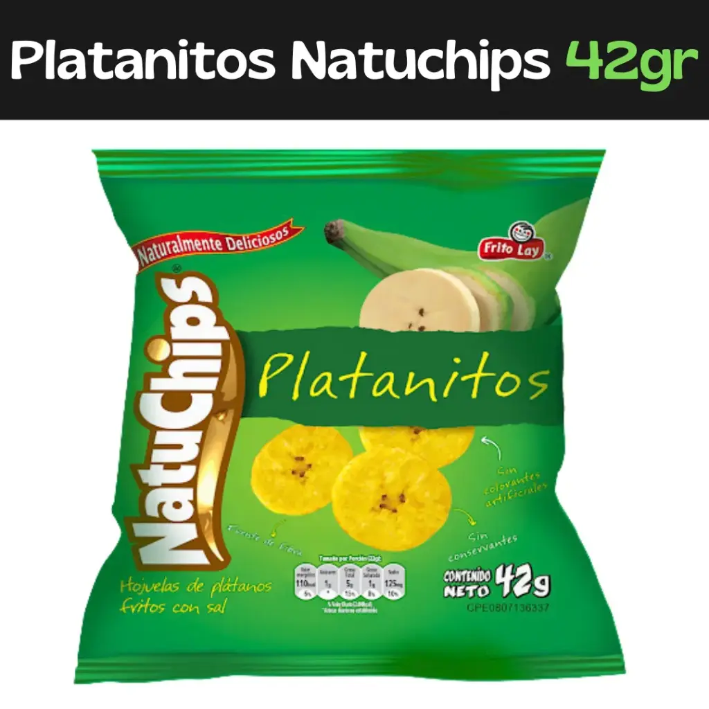 Platanitos NatuChips Natural 42g