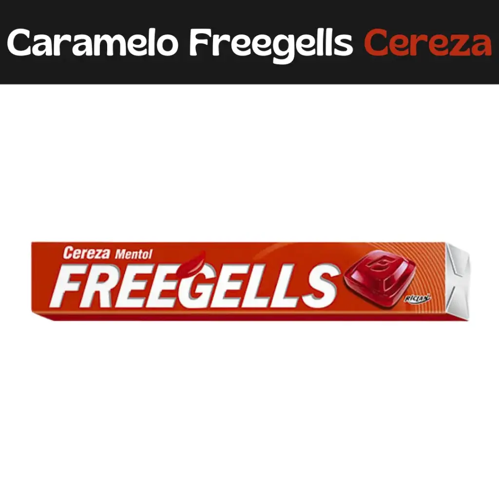 Caramelos Freegells Cherry 27.9g