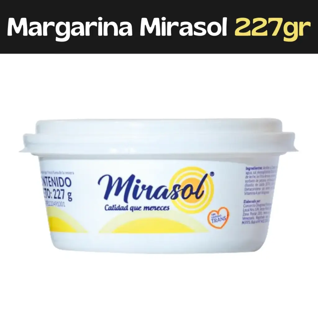 Margarina Mirasol 227g (E)