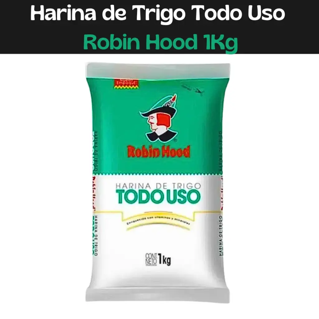 Harina De Trigo Todo Uso Robin Hood 1kg (E)