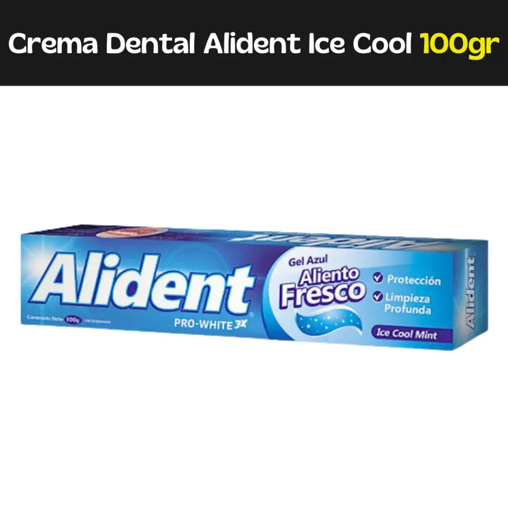 Crema Dental Alident Ice Cool Mint 100g