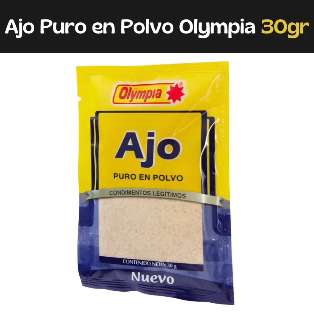 Ajo en Polvo Olympia 30gr