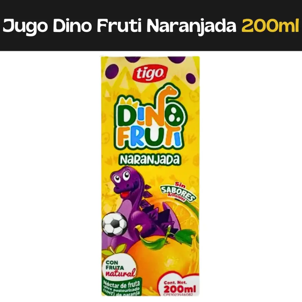 Jugo Dino Fruti Naranjada 200ml
