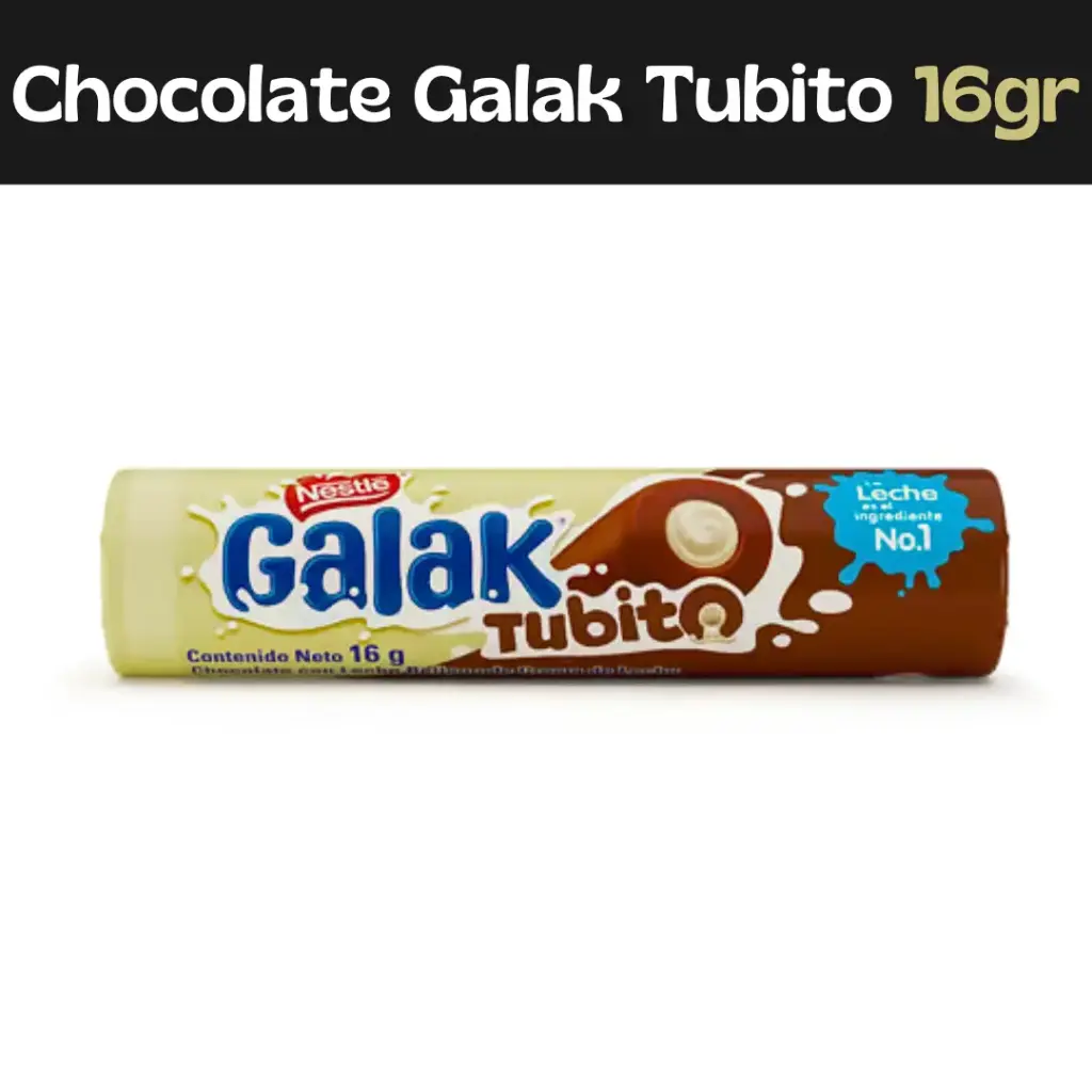 Chocolate Galak Tubito Savoy 16g