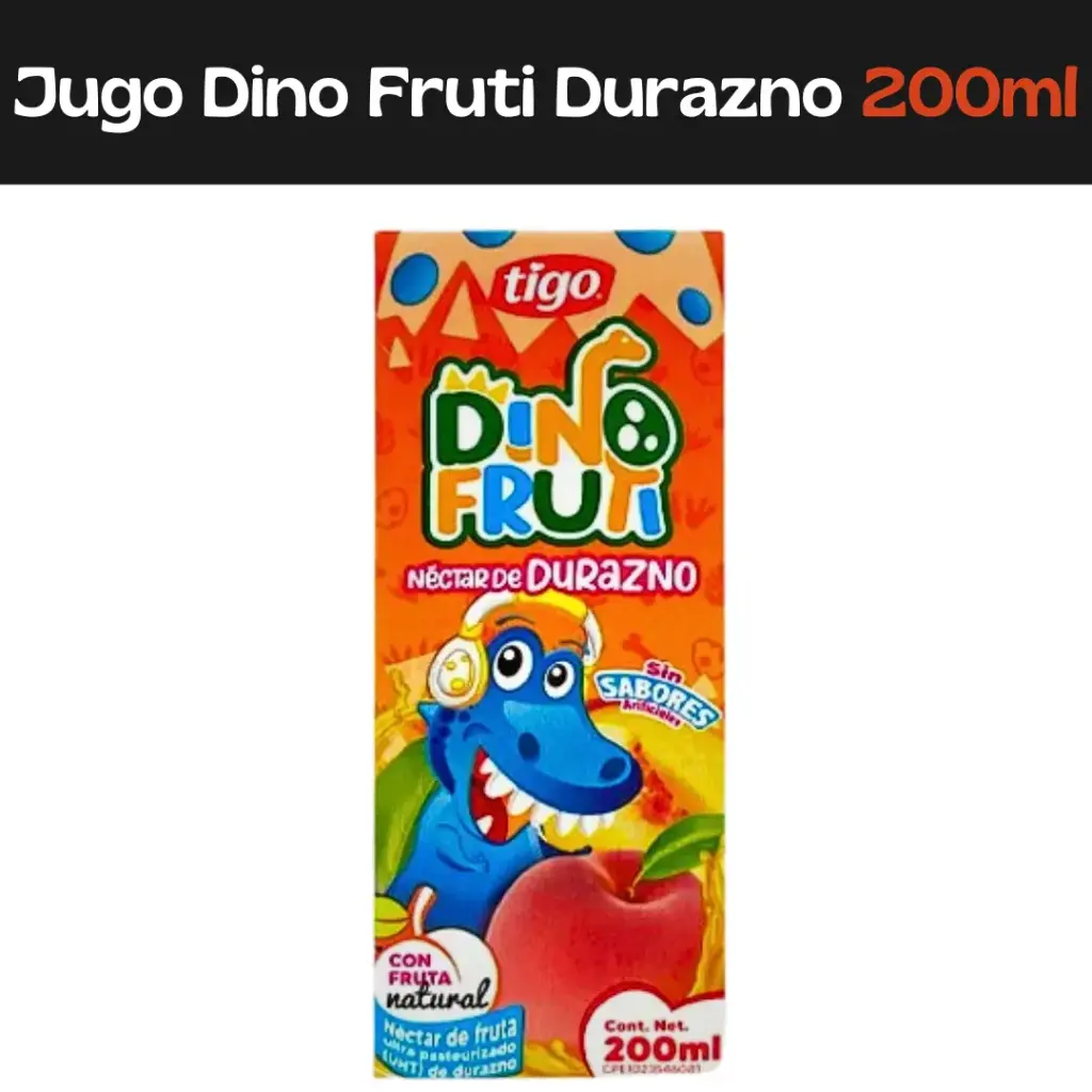 Jugo Dino Fruti Durazno 200ml