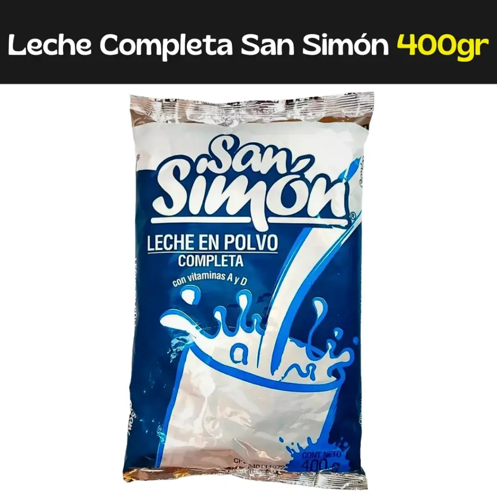 Leche En Polvo Completa San Simón 400g (E)