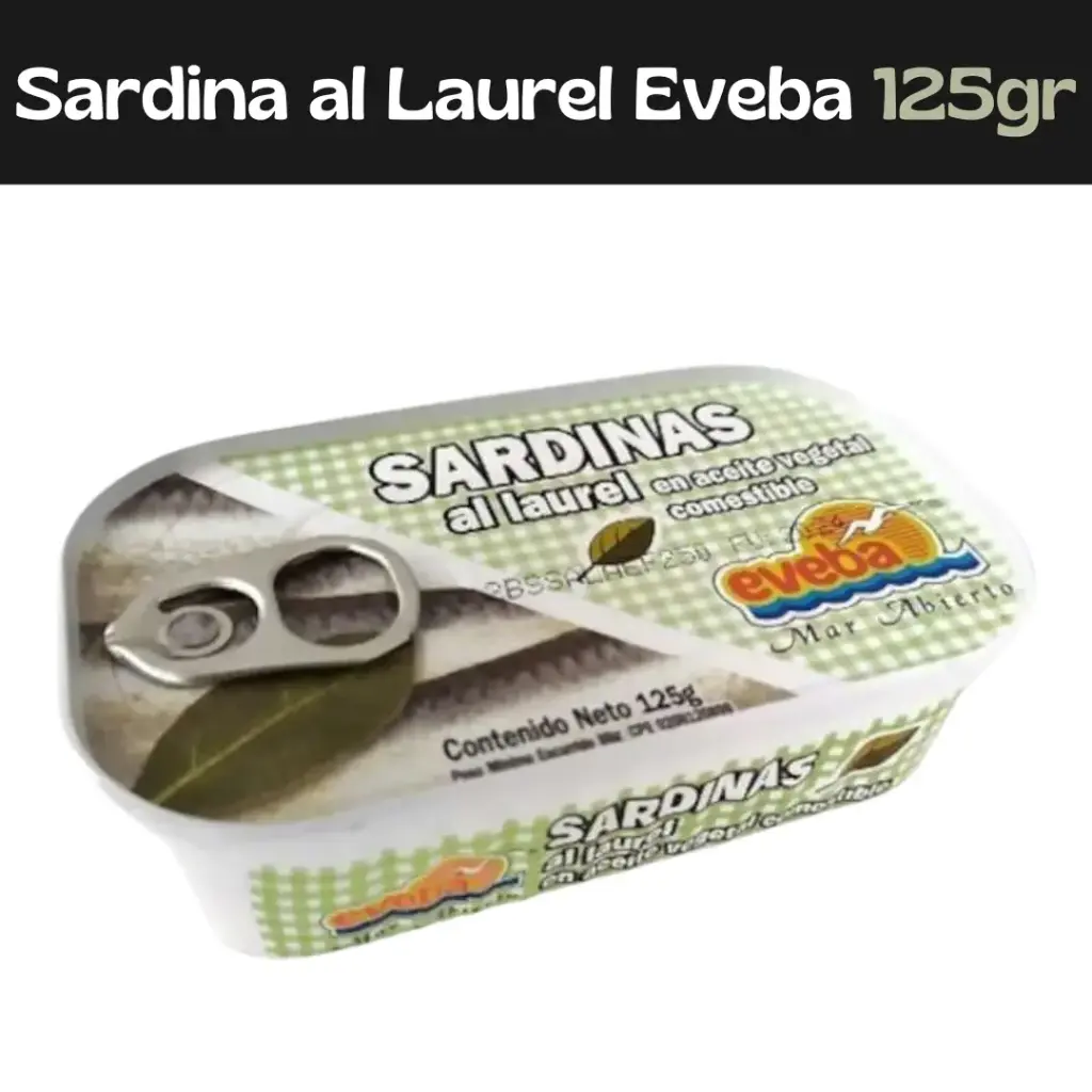 Sardinas Al Laurel Eveba 125g